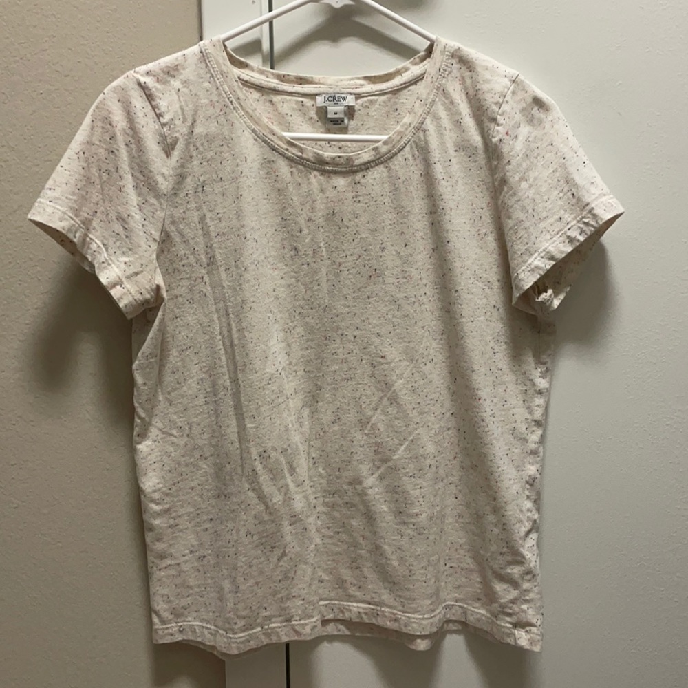 J Crew Tee Speckled Size M